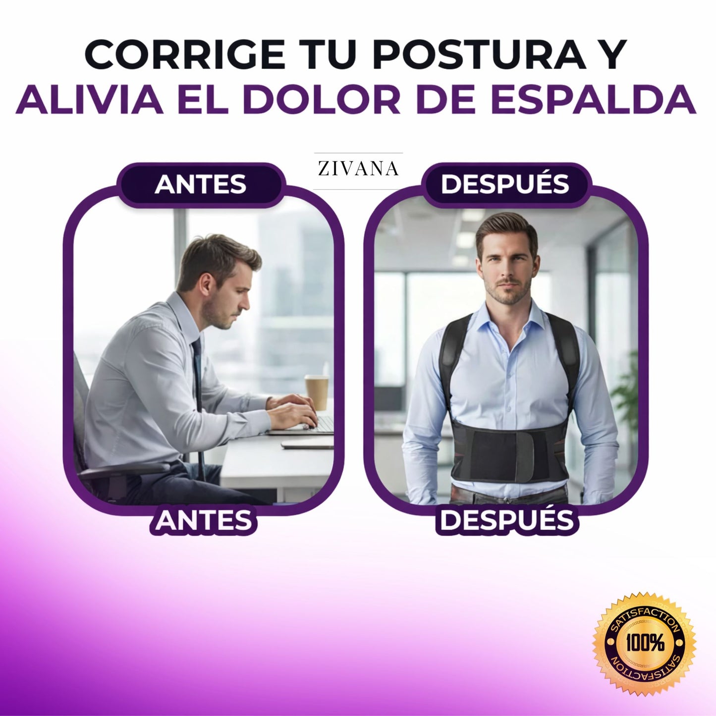 Corrector De Postura Ergonómico– Di Adiós al Dolor de Espalda desde el Primer Uso